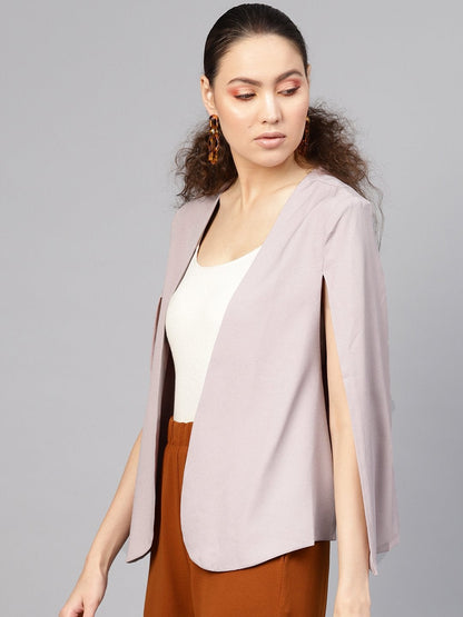 Women's Mauve Cape Jacket
