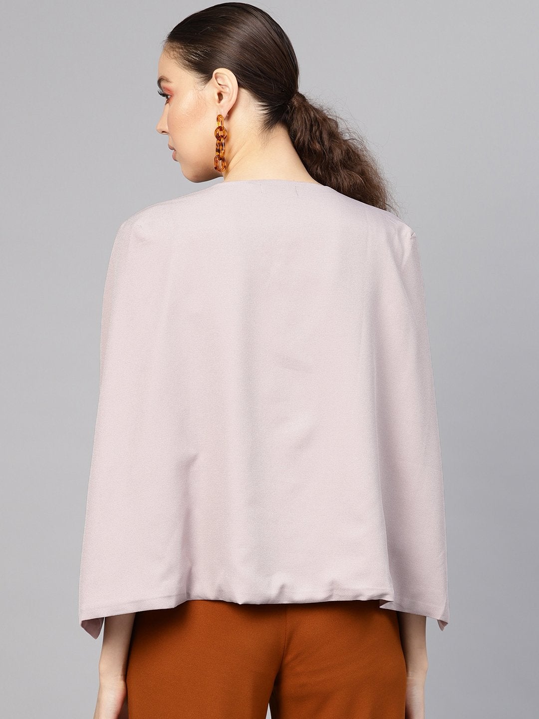 Women's Mauve Cape Jacket