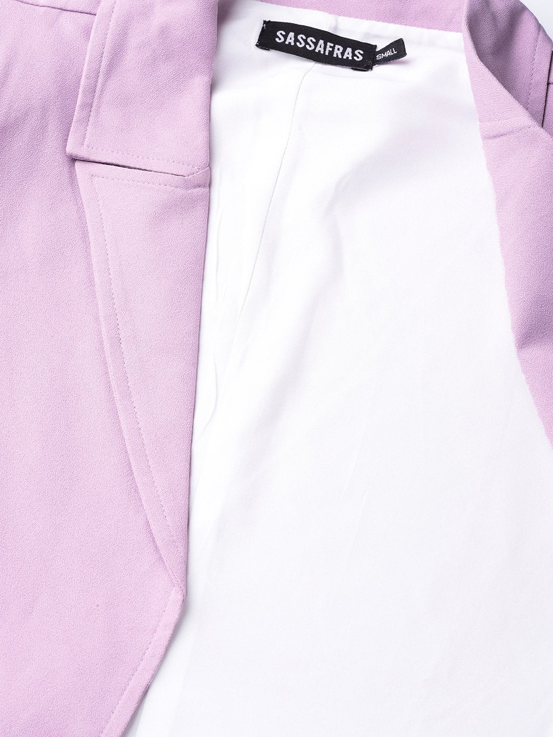 Women's Lavender Belted Jacket