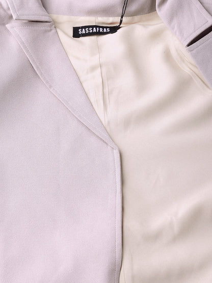 Women's Mauve Belted Jacket
