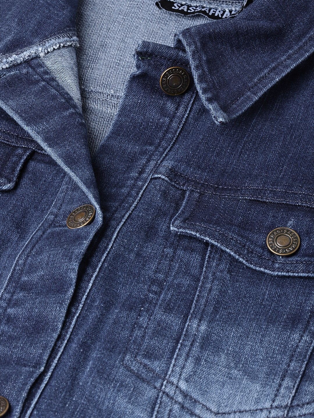 Women's Blue Denim Washed Jacket