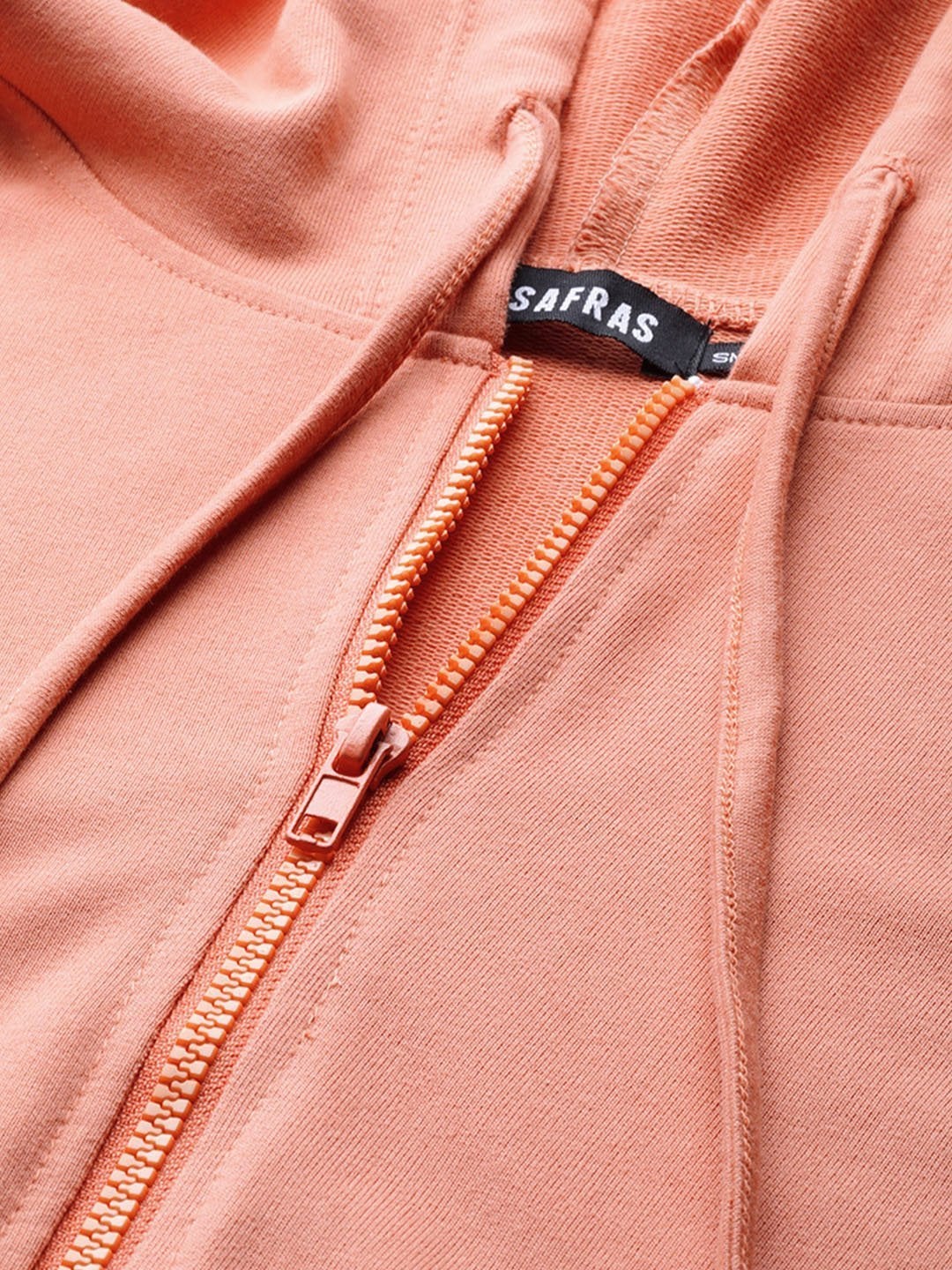 Women's Peach Terry Hooded Jacket