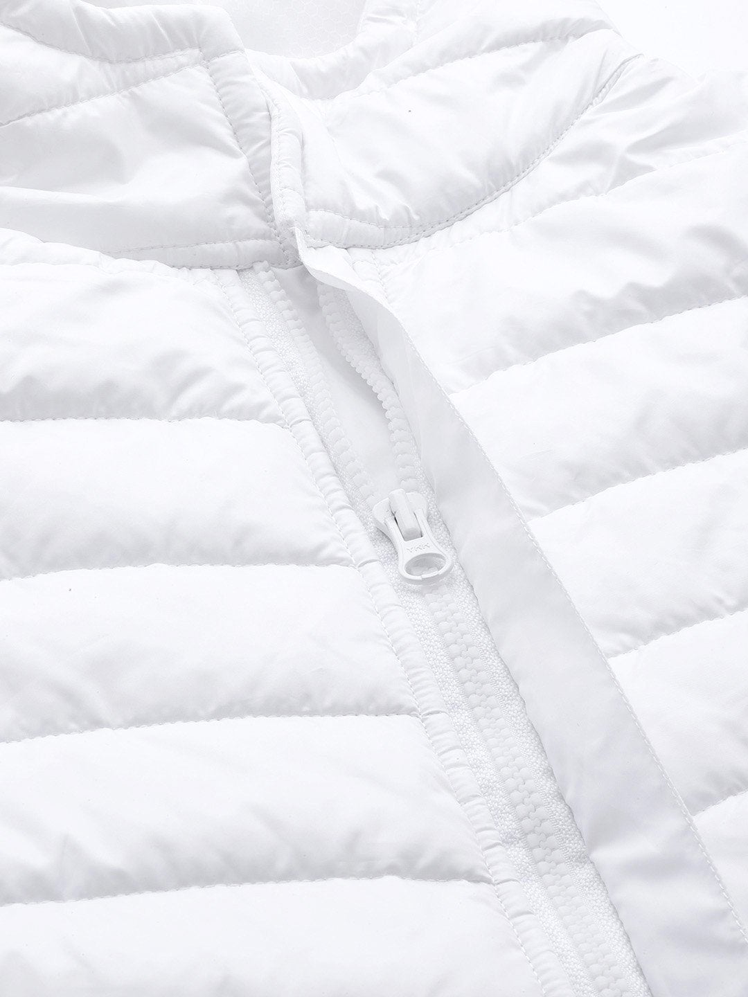 Women's White Hooded Long Puffer Jacket