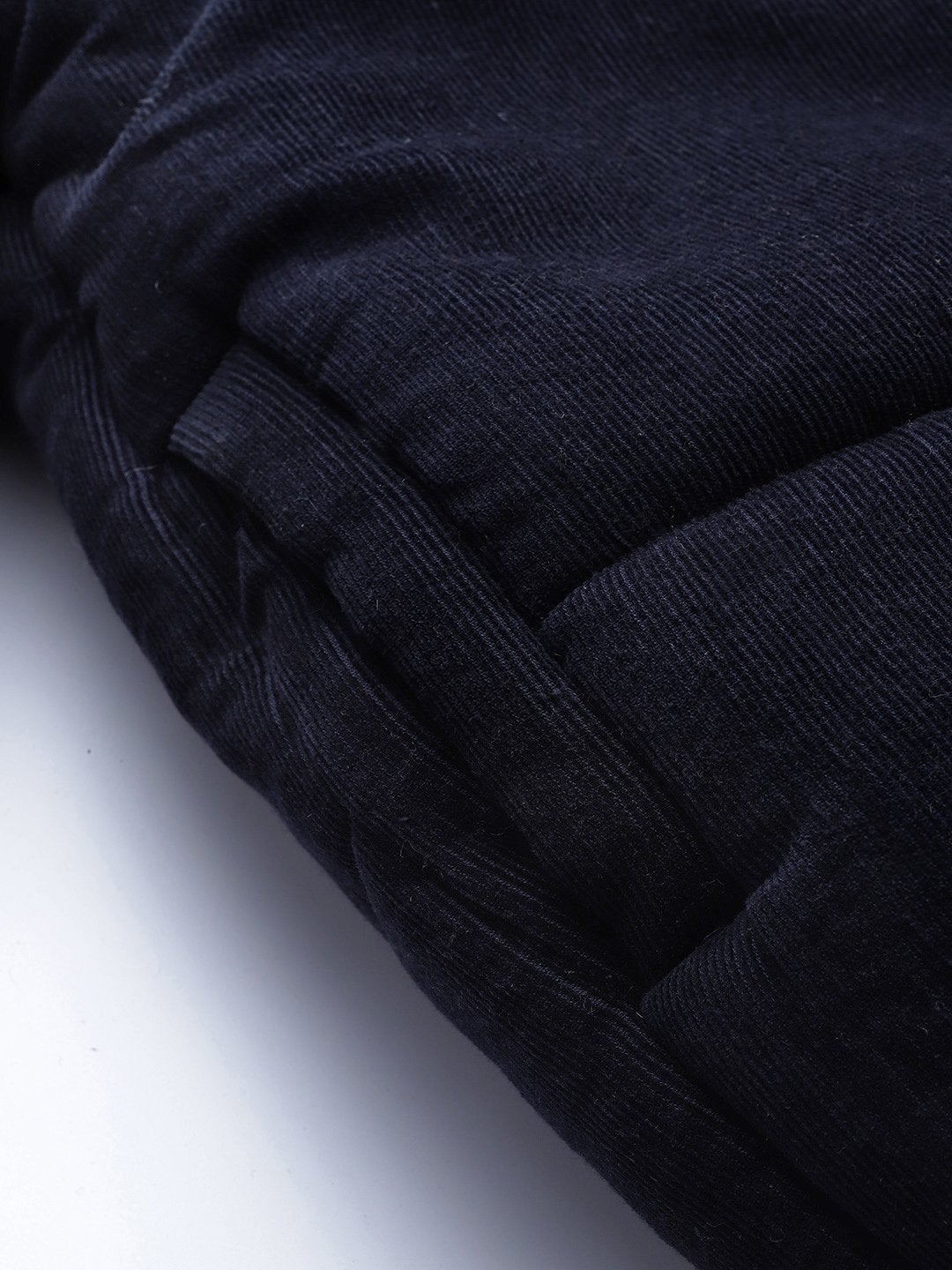 Women's Navy Corduroy Quilted Jacket
