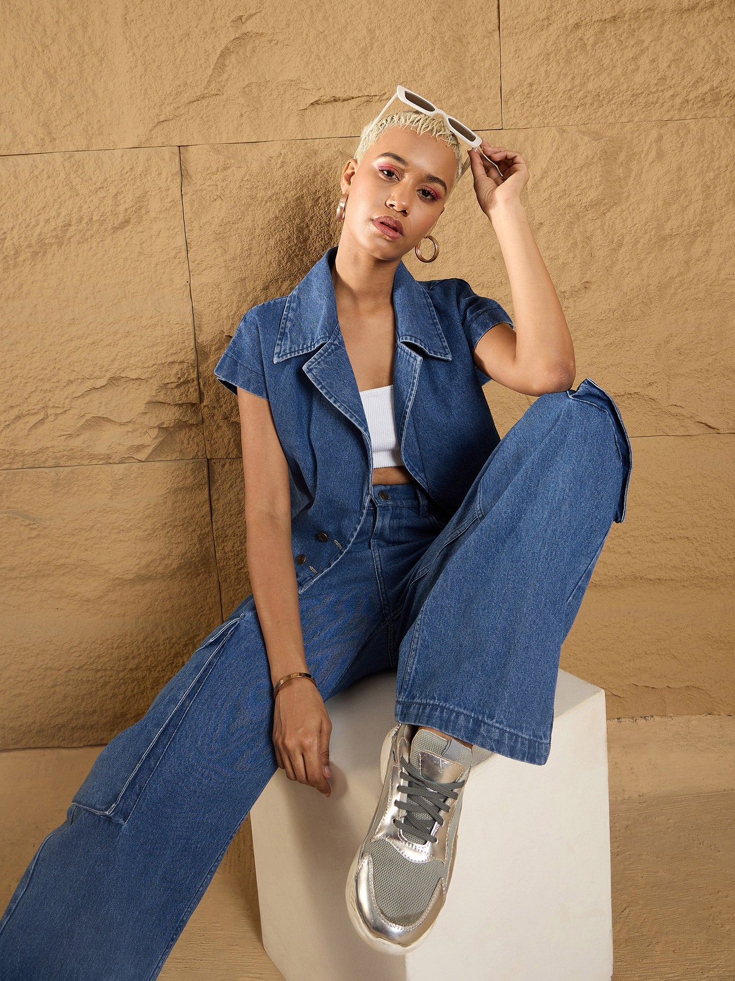 Women's Blue Denim Jacket