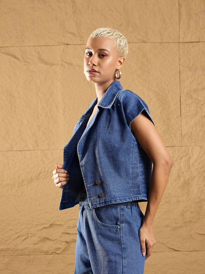 Women's Blue Denim Jacket