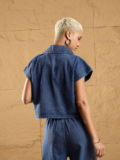 Women's Blue Denim Jacket