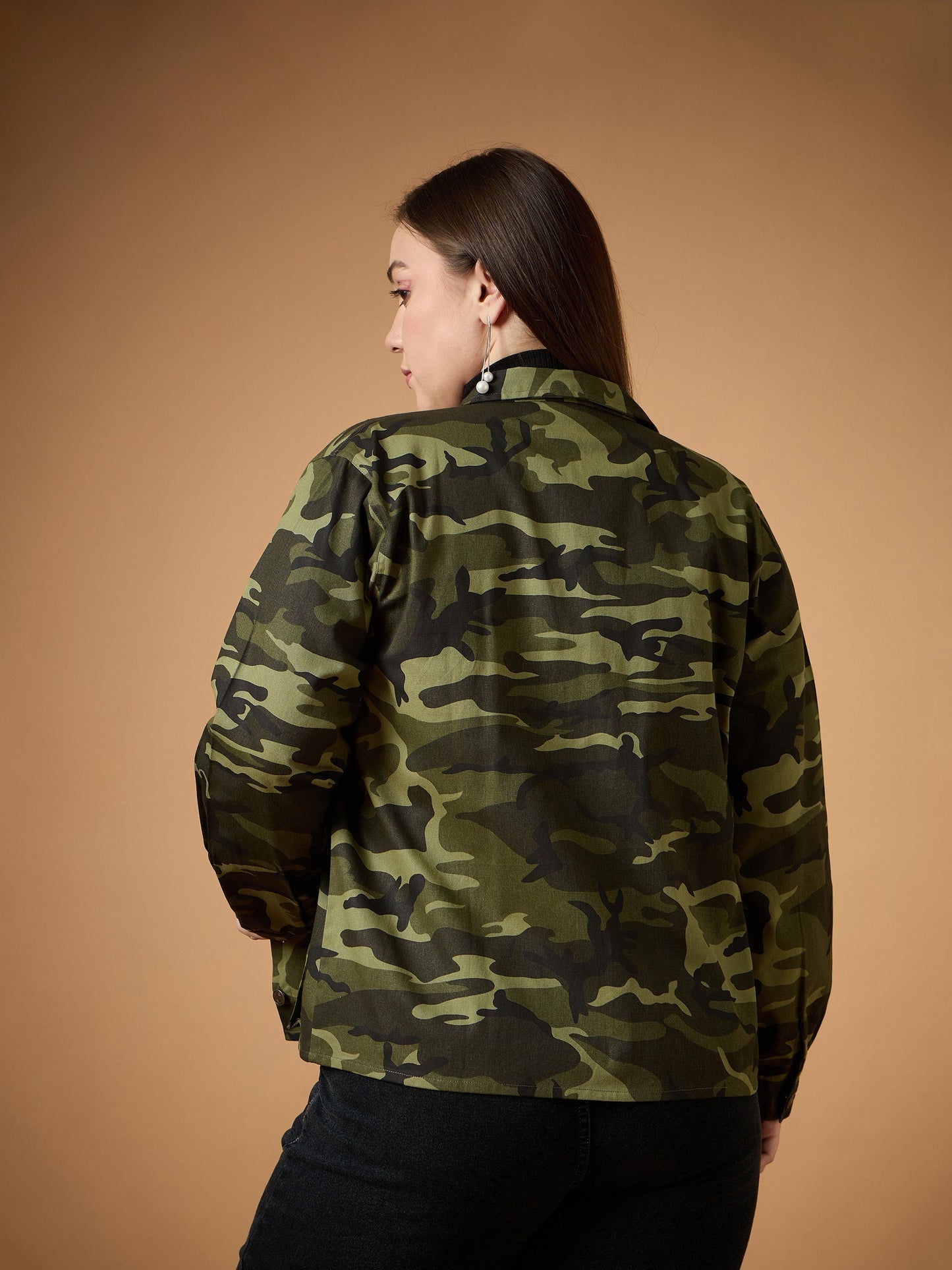 Women's Olive Multi Pocket Jacket