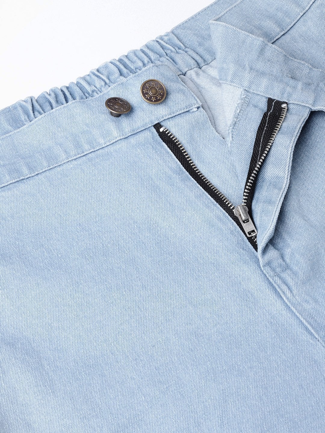 Women's Blue Denim Straight Pants