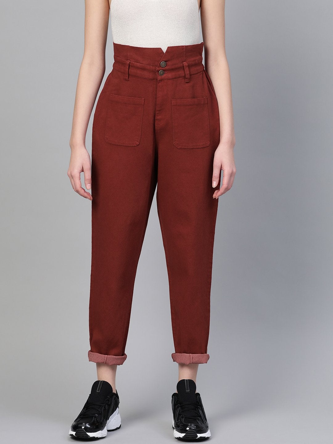 Women's Rust Slouchy Jeans