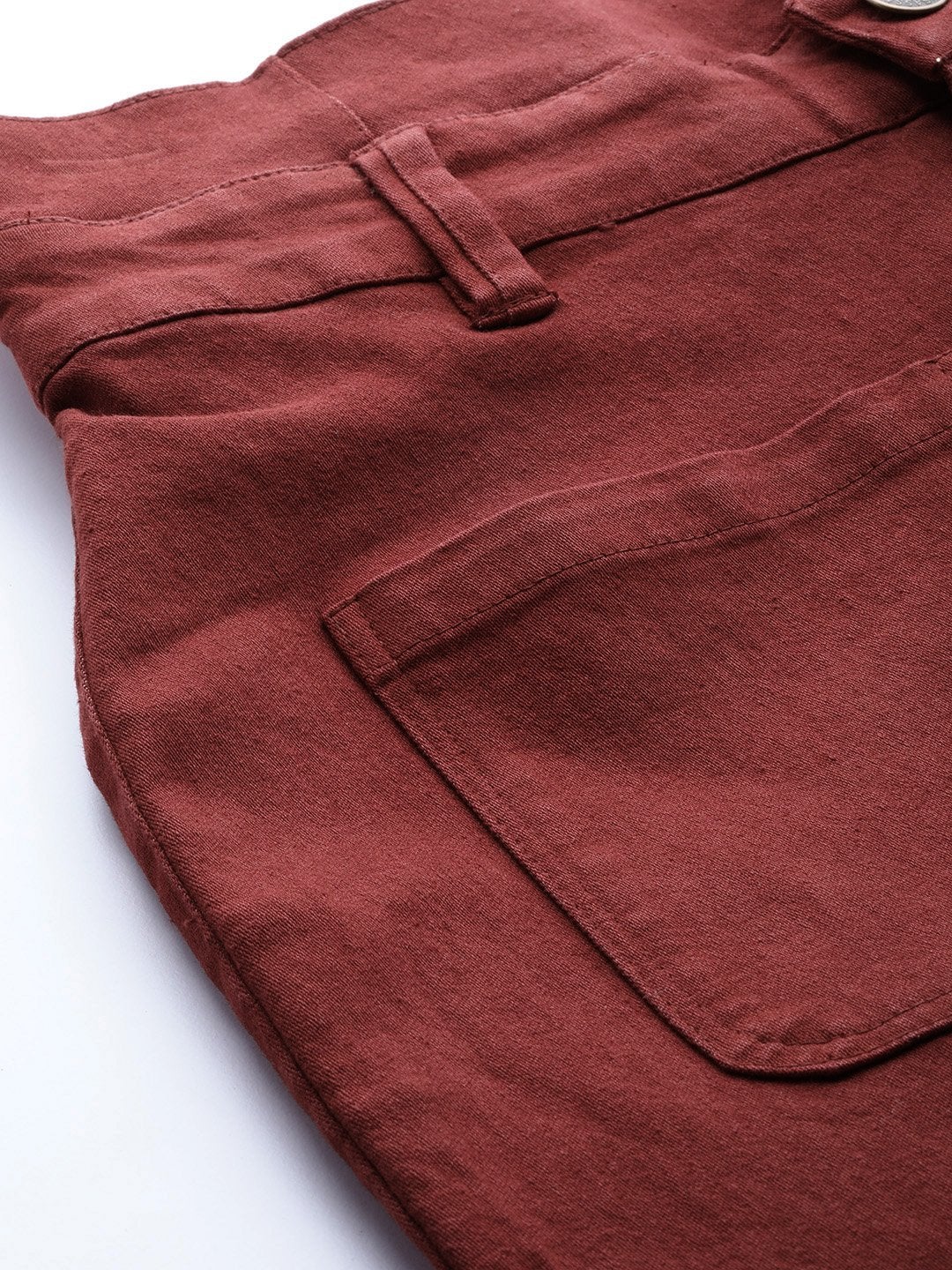 Women's Rust Slouchy Jeans