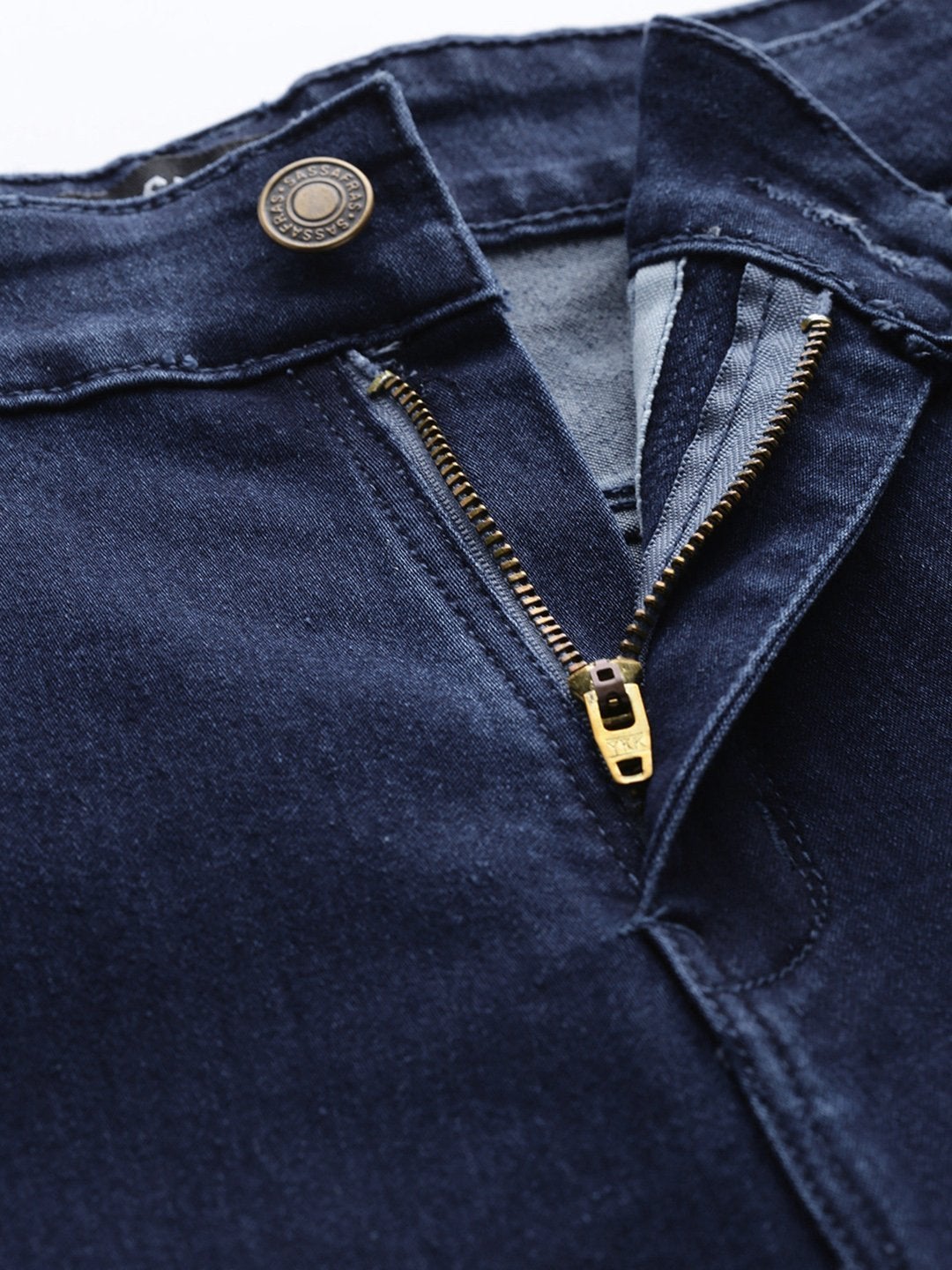 Women's Navy Side Tape Basic Jeans