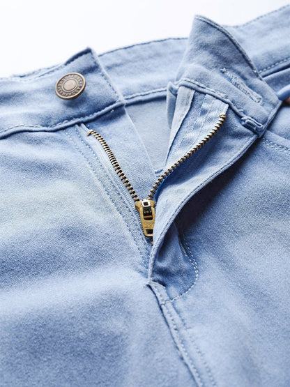 Women's Ice Blue Whisker Wash Jeans