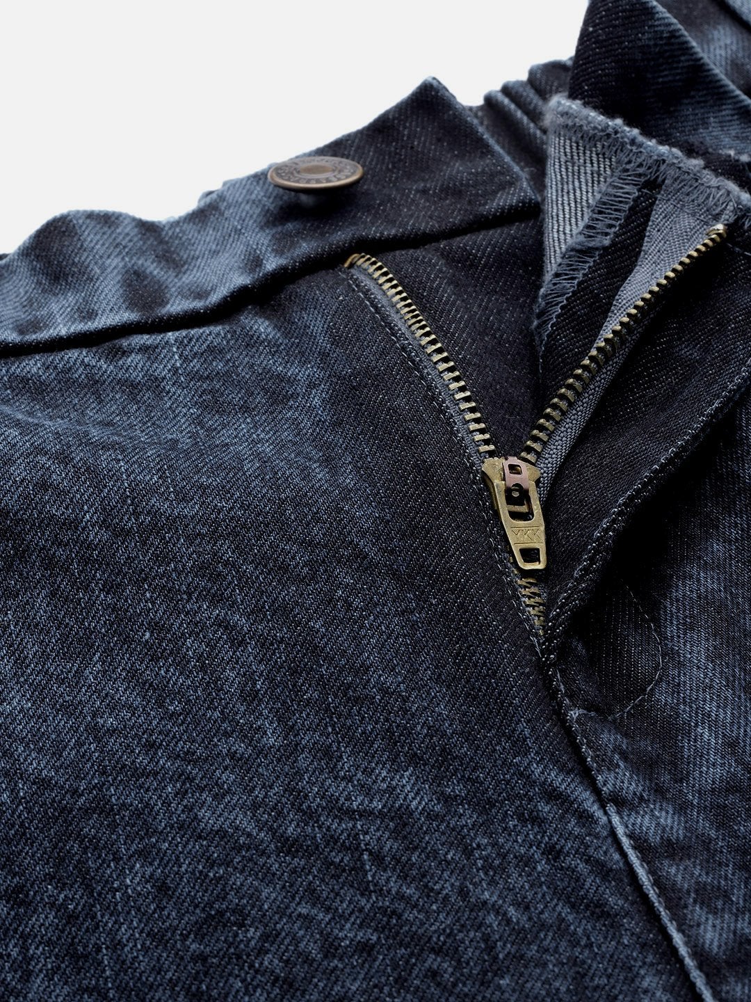 Women's Blue Raw Edge Detail Jeans