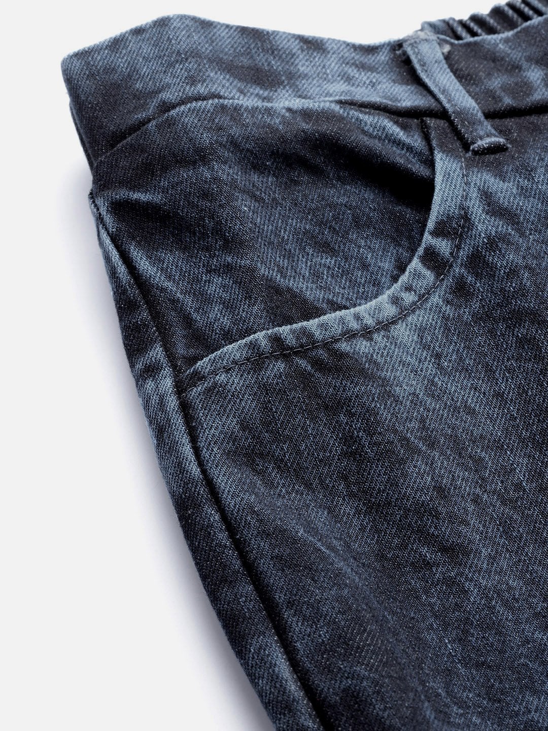 Women's Blue Raw Edge Detail Jeans