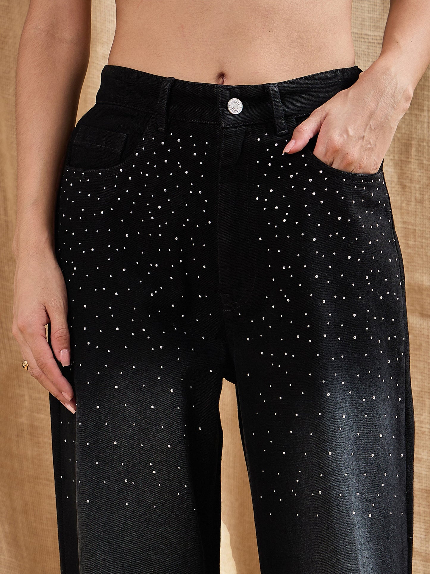 Women's Black Wash Jean