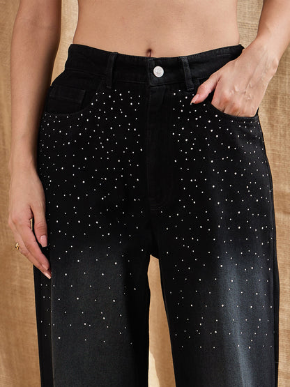 Women's Black Wash Jean
