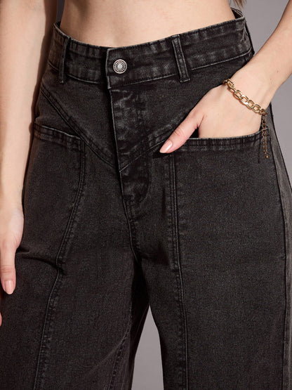 Women's Black Wash Jean