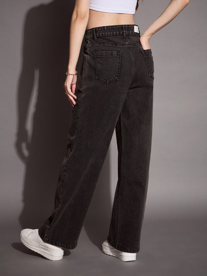 Women's Black Wash Jean