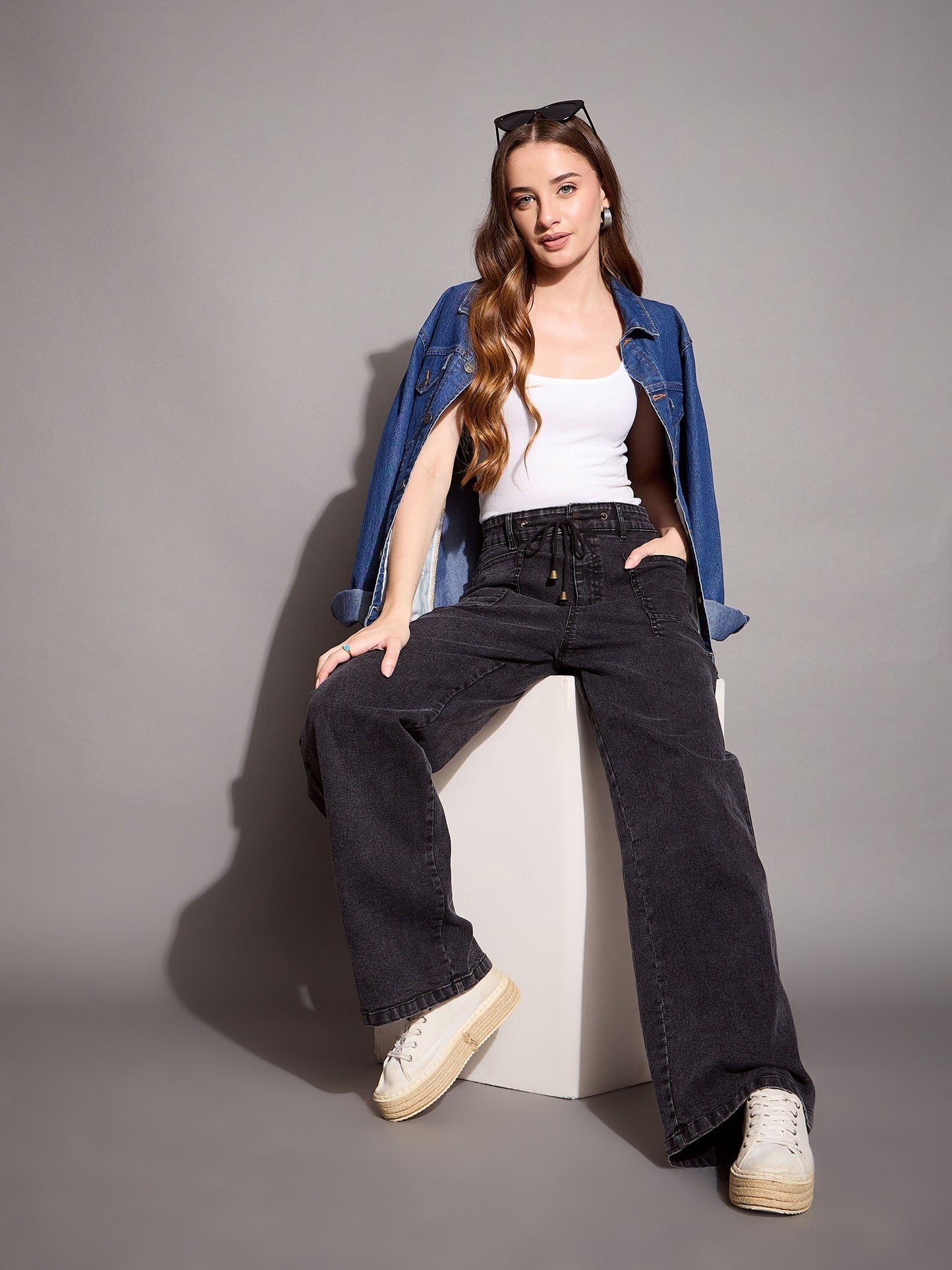 Women's Black Wash Jean