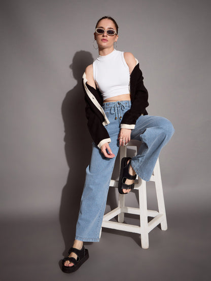 Women's Blue Pocket Jean