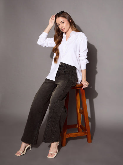 Women's Black Wash Jean