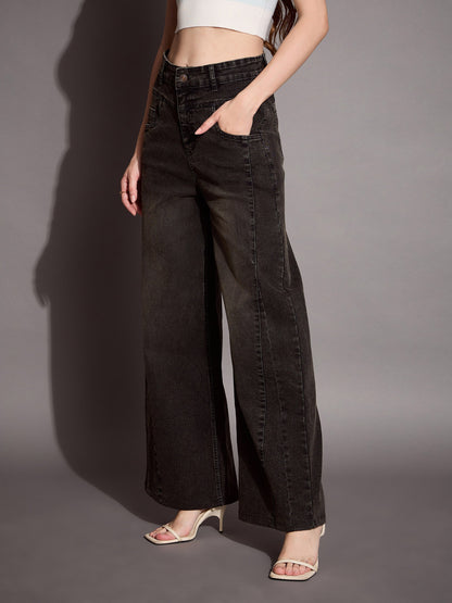 Women's Black Wash Jean