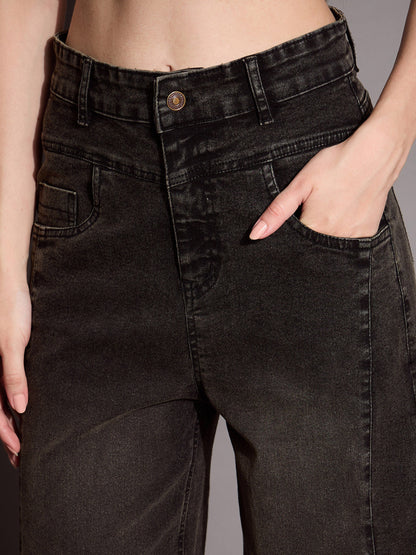 Women's Black Wash Jean