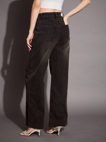 Women's Black Wash Jean