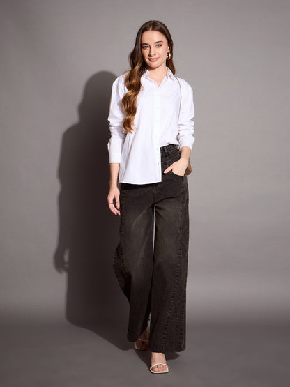Women's Black Wash Jean