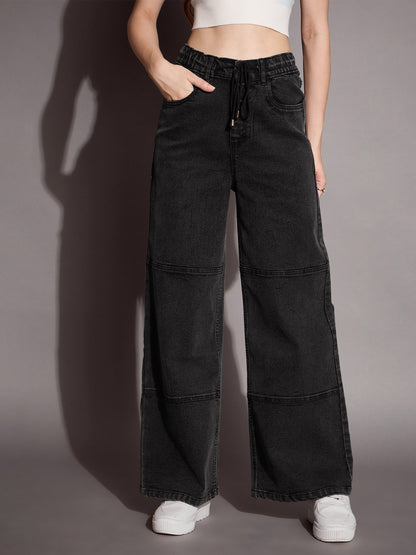 Women's Black Wash Jean