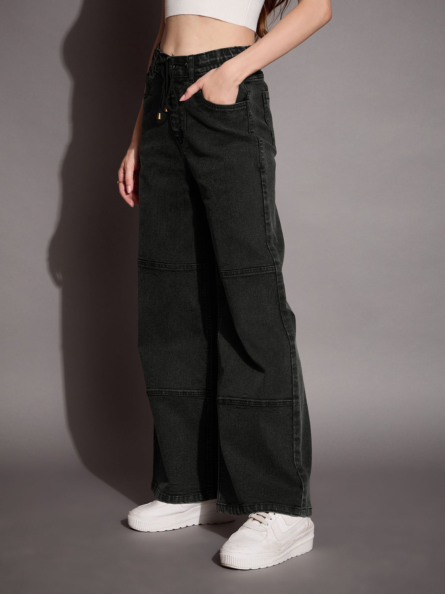 Women's Black Wash Jean