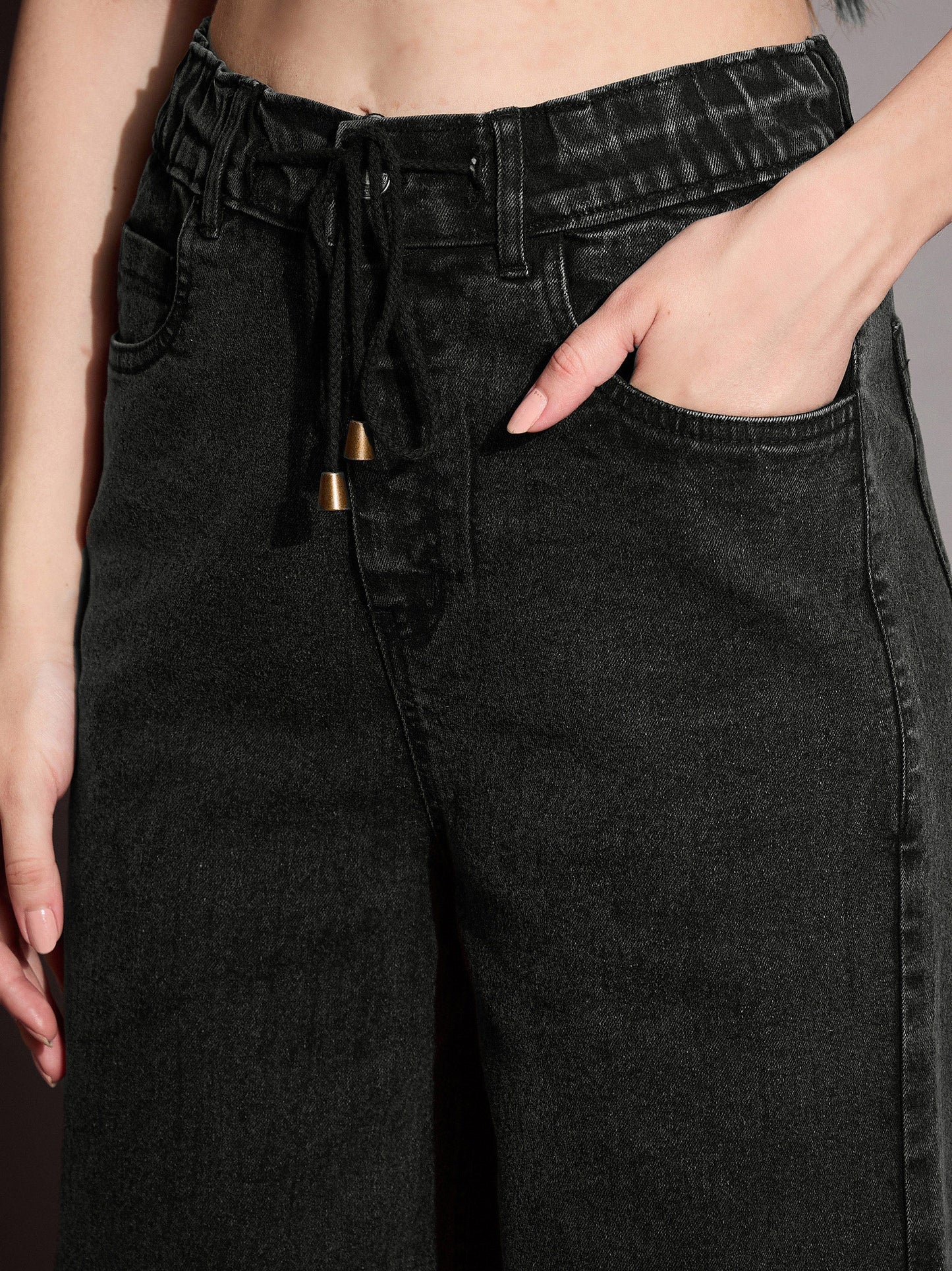 Women's Black Wash Jean