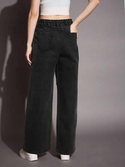 Women's Black Wash Jean