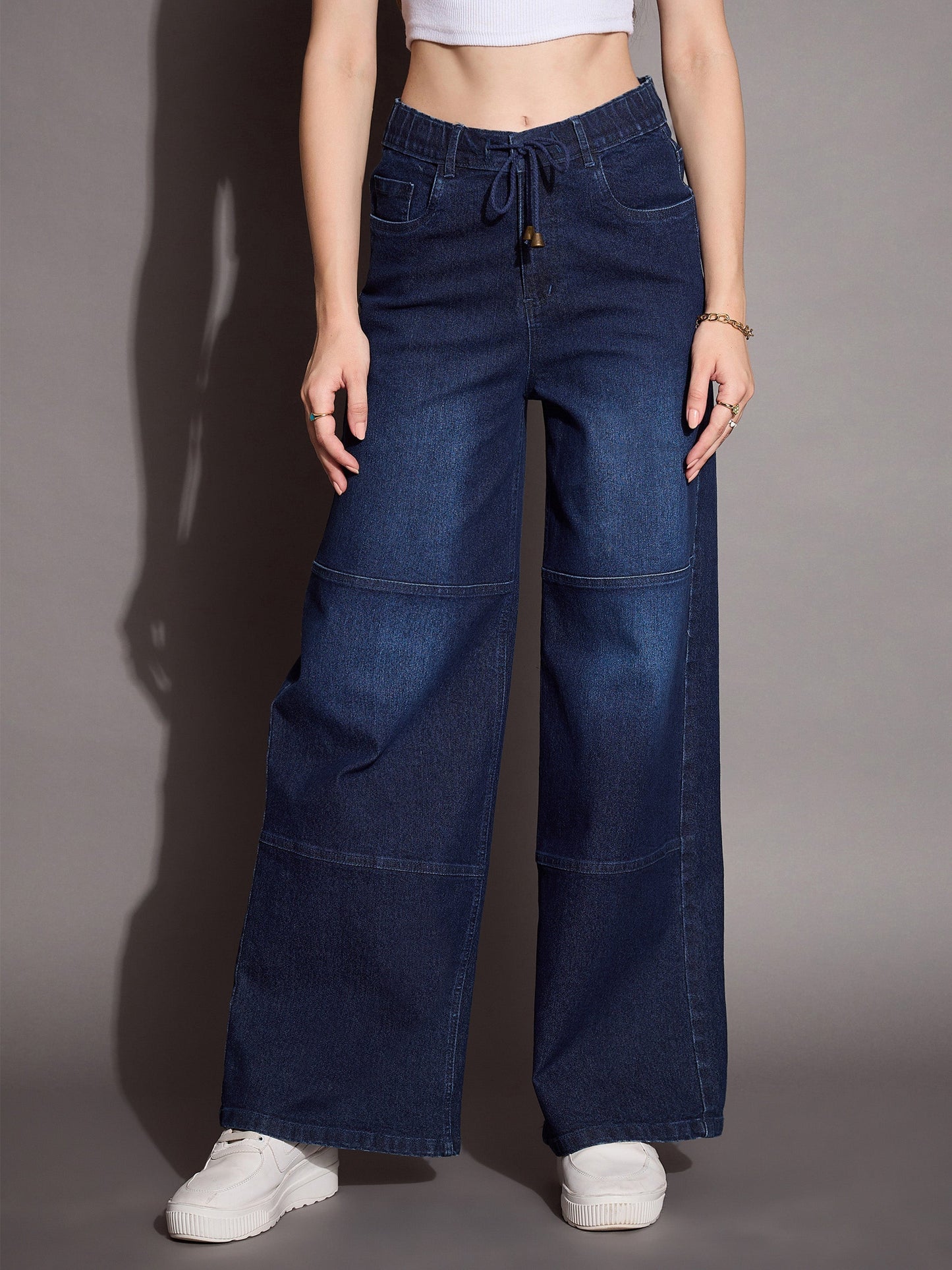 Women's Blue Solid Jean