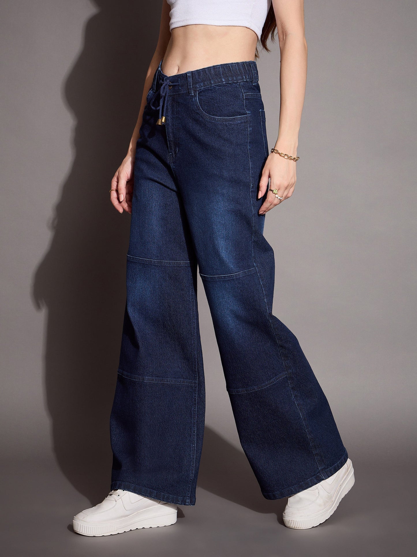 Women's Blue Solid Jean