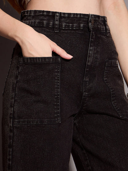 Women's Black Wash Jean
