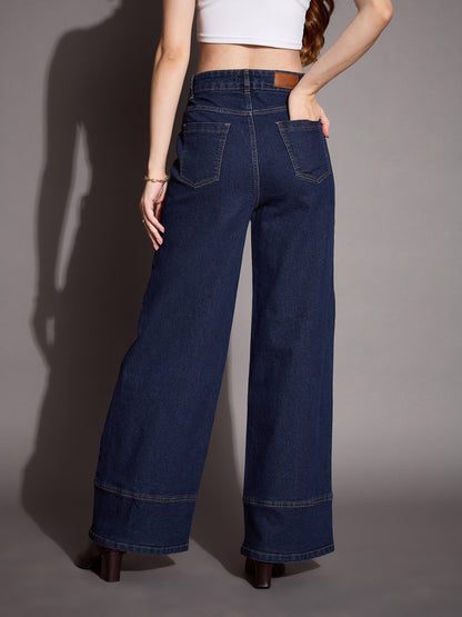 Women's Blue Pocket Jean