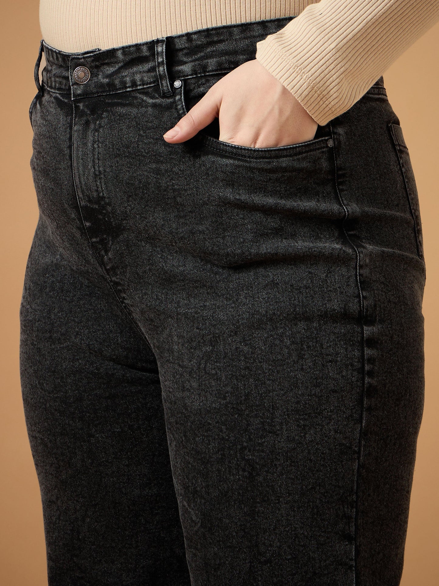Women's Black Wash Jean