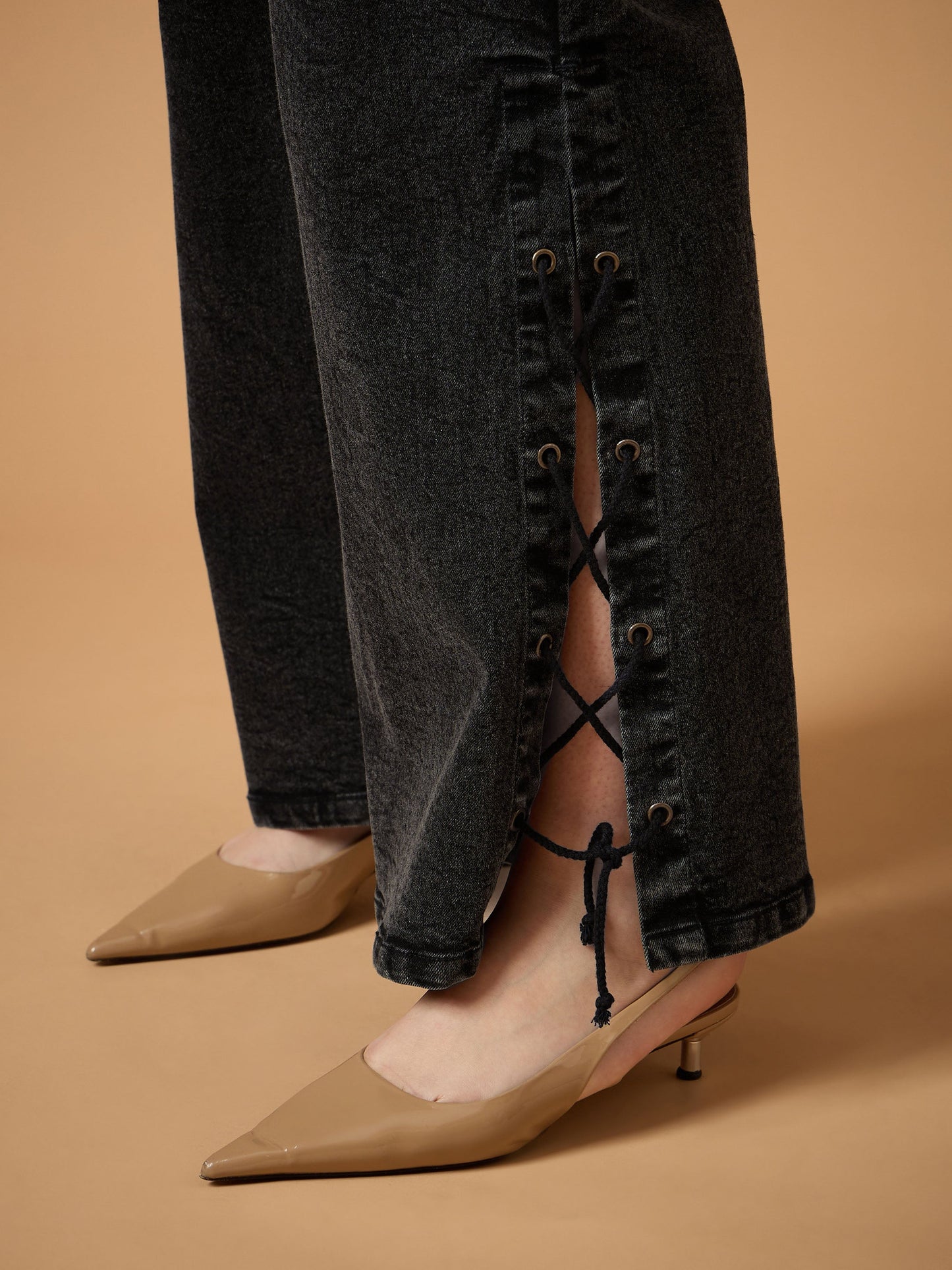 Women's Black Wash Jean