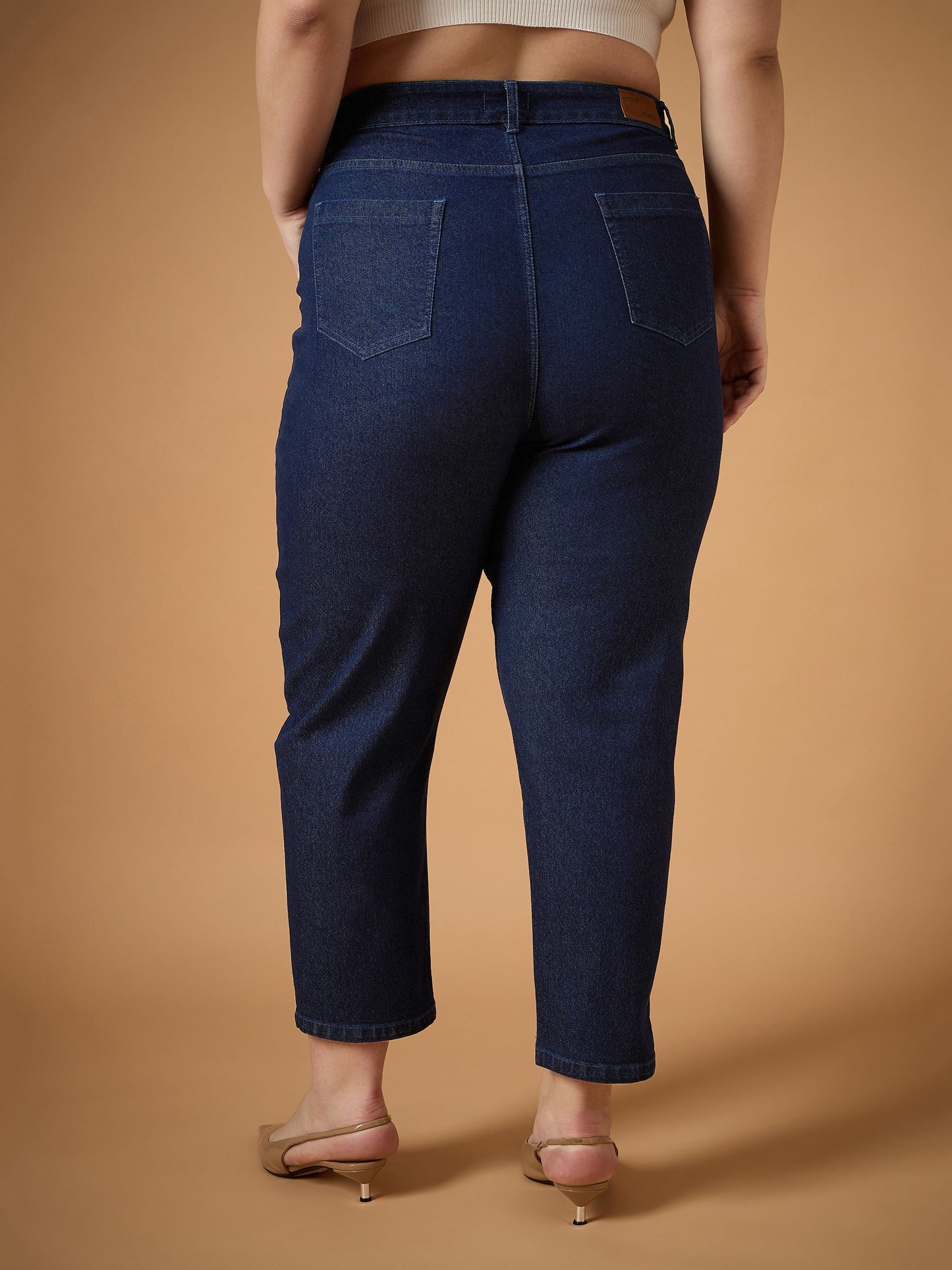 Women's Navy Blue Denim Jean
