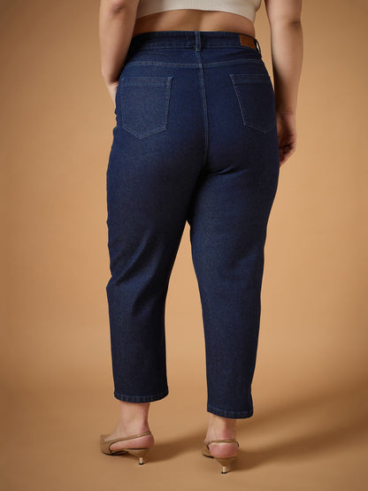 Women's Navy Blue Denim Jean