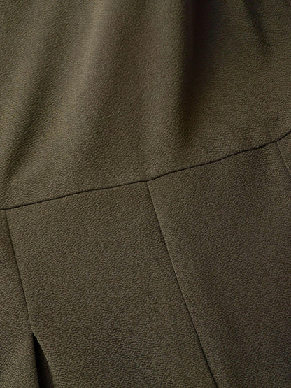 Women's Olive Cape Jumpsuit