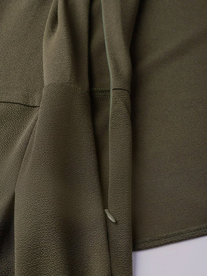 Women's Olive Cape Jumpsuit