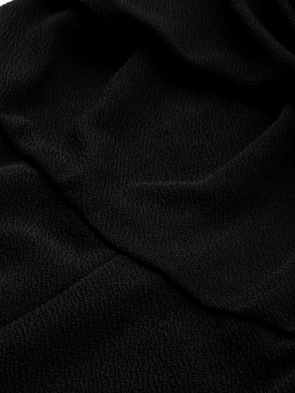 Women's Black Off Shoulder Jumpsuit
