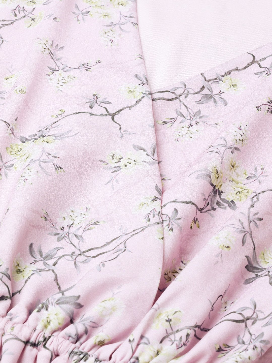 Women's Lilac Floral Wrap Romper