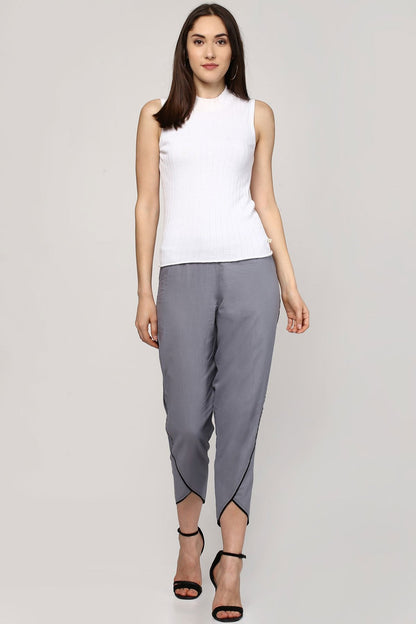 Women's Grey Dhoti Pants