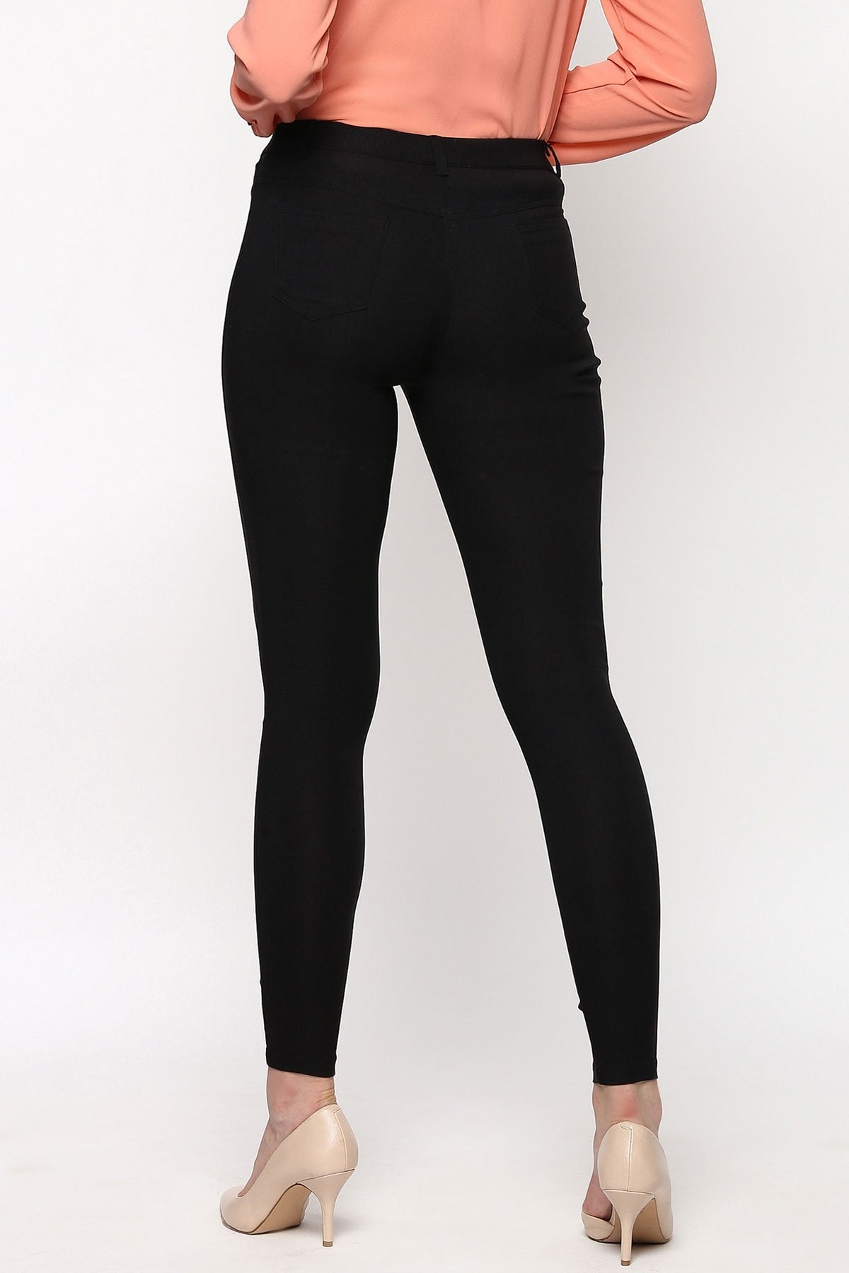 Women's Black Ripped Jegging