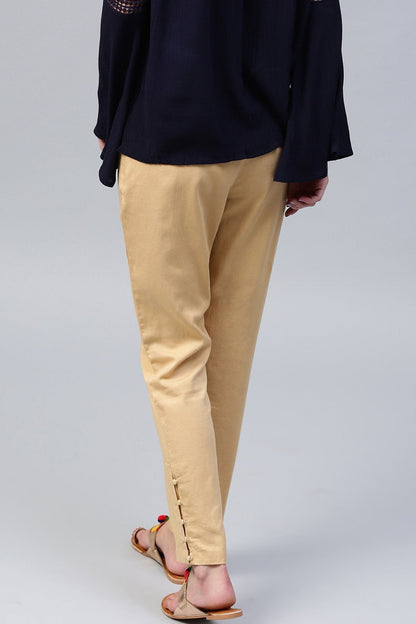 Women's Beige Pencil Pants