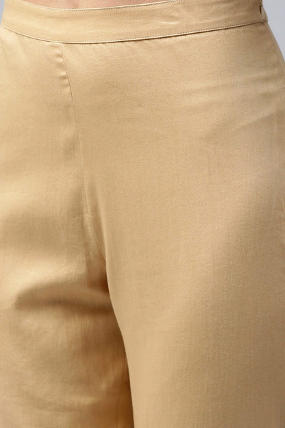 Women's Beige Pencil Pants
